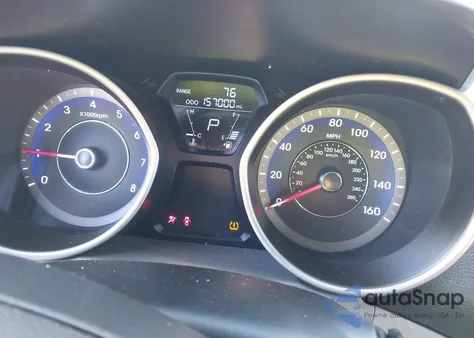 2013 Hyundai Elantra Limited from USA, damaged, VIN KMHDH4AE9DU527203